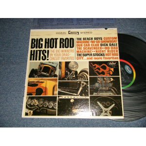 画像: V.A. Various Omnibus - BIG HOT ROD HITS (MINT-/MINT-) / 1964 US AMERICA ORIGINAL 1st Press "BLACK with Rainbow Label" STEREO Used LP