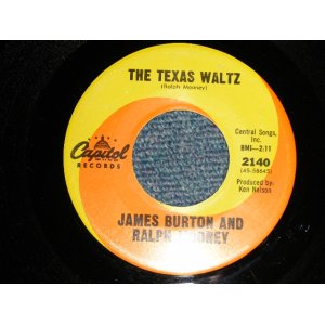 画像: JAMES BURTON & RALPH MOONEY - A)THE TEXAS  WALTZ   B)CORN PICKIN' (Ex+++/Ex+++) / 1968 US AMERICA ORIGINAL Used 7" 45rpm Single