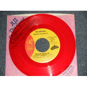 画像: A)THE CRYSTALS - THEN HE KISSED ME : B)THE ALLEY CATS - PUDDIN 'N' TAIN (MINT-/MINT-)  / 1986 Version US AMERICA  REISSUE"RED WAX/VINYL" Used 7" SINGLE 