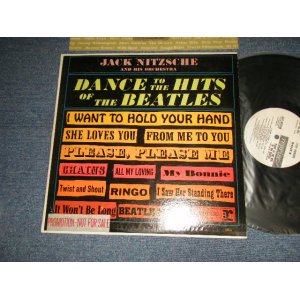 画像: JACK NITZSCHE - DANCE TO THE HITS OF THE BEATLES (Ex+++/Ex+++ Looks:Ex++ STPOBC) / 1964 US AMERICA ORIGINAL "WHITE LABEL PROMO" MONO Used LP 