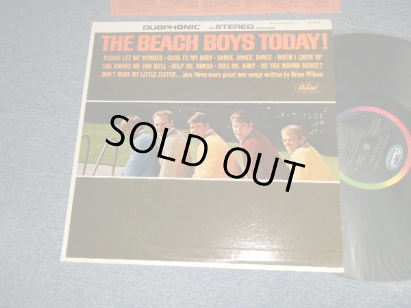 画像1: The BEACH BOYS - THE BEACH BOYS TODAY (Custom made The braille on the front cover) (Matrix #A)DT1-2269-A3 "IAM" IN TRIANGLE   B)DT2-2269-W1 SCRANTON Mark)  "Capitol Records in Scranton, Pennsylvania Press" (Ex+++/Ex+++ Looks:Ex) / 1965 US AMERICA ORIGINAL "DUOPHONIC STEREO" Used LP