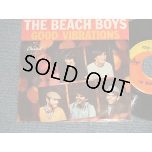 画像: THE BEACH BOYS - A) GOOD VIBRATIONS  B)  LET'S GO AWAY FOR AWHILE  (Matrix #A)G8#2  B)G6) "SCRANTON Press"  MATRIX F1 / G2) (STRAIT-CUT PS)  (Ex++/Ex++)  / 1966 US AMERICA ORIGINAL Used 7" SINGLE With PICTURE SLEEVE 