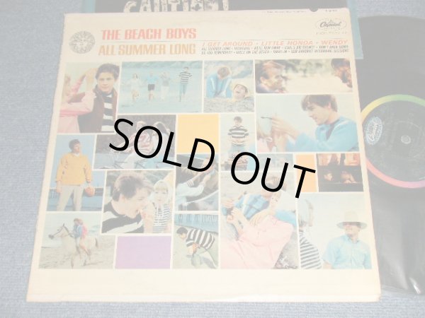 画像1: The BEACH BOYS - ALL SUMMER LONG (2nd Press  "DON'T BACK DOWN" on FRONT Cover ) (Matrix #A) T1-2110-H-1 IAM(in TRIANGLE) B) T2-2110- J-8 IAM(in TRIANGLE)) "SCRANTON Press in PENNSYLVANIA"  (Ex+/Ex- Looks:VG++ EDSP) / 1964 US AMERICA ORIGINAL 1st Press "BLACK with RAINBOW Label" MONO Used LP