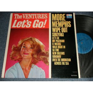 画像: THE VENTURES - LET'S GO (Ex++/Ex++) /1965 Version US AMERICA RE-PRESS 2nd Press "BLUE with BLACK Print Label"  MOMO Used LP