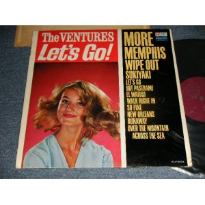 画像: THE VENTURES - LET'S GO (Ex++/Ex+ Looks:Ex EDSP) /1963 CANADA ORIGINAL "MAROON Label"  MOMO Used LP