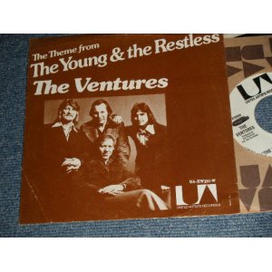 画像: THE VENTURES -  MAIN THEME FROM ”THE YOUNG AND THE RESTLESS  A) MONO  B) STEREO (Ex++/MINT- WOL) / 1974 US AMERICA ORIGINAL "PROMO ONLY SAME FLIP MONO/STEREO" Used 7" SINGLE  with PICTURE SLEEVE 