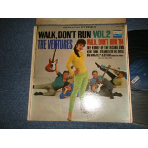 画像: THE VENTURES - WALK DON'T RUN VOL.2 : SWEAT SIRT Version (Matrix #A) BST-8031 2 SIDE-1  B) BST-8031-2 SIDE-2) (Ex++, Ex/Ex++, Ex+ WOBC, EDSP) / 1964 US AMERICA ORIGINAL "DARK BLUE with SILVER PRINT Label" STEREO Used LP 