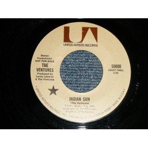 画像: THE VENTURES - A) INDIAN SUN  B)SQUUAW MAN (Ex+++/Ex+++) / 1973 US AMERICA ORIGINAL "PROMO COPY with 'STAR' Mark Label" Used 7" SINGLE 