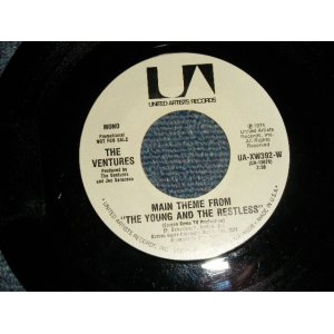 画像: THE VENTURES -  MAIN THEME FROM ”THE YOUNG AND THE RESTLESS  A) MONO  B) STEREO (MINT-/MINT- WOL) / 1974 US AMERICA ORIGINAL "PROMO ONLY SAME FLIP MONO/STEREO" Used 7" SINGLE