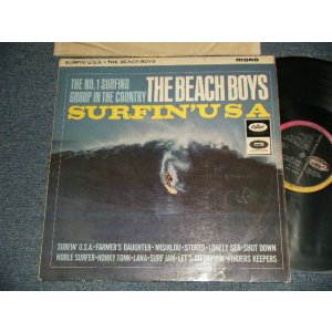 画像: The BEACH BOYS - SURFIN USA (Matrix #A)T1-1890-1 1 G B)T2-1890-1 1 G) (Ex++/Ex++ Looks:VG+++)/ 1965 UK ENGLAND ORIGINAL "BLACK with RAINBOW RING Label" "MONO" Used LP