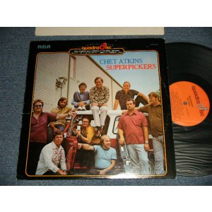画像: CHET ATKINS - SUPERPICKERS (Ex+/MINT-) / 1974 US AMERICA ORIGINAL QUAD/4 CH Used LP