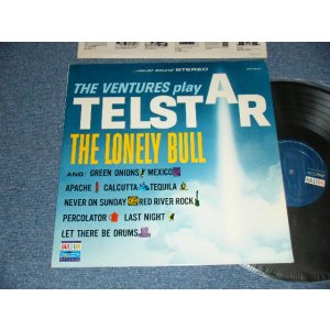 画像: THE VENTURES - PLAY TELSTAR (Ex++/Ex+++ Looks:Ex+) / 1963 Version US AMERICA RE-PRESS "DARK BLUE With SILVER Print Label" STEREO Used LP