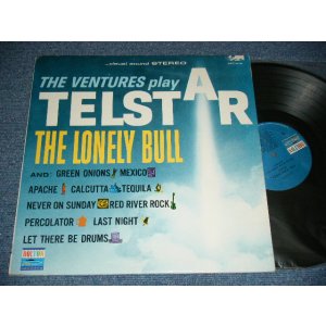 画像: THE VENTURES - PLAY TELSTAR (Ex/MINT- EDSP) / 1964 Version US AMERICA RE-PRESS "BLUE With BLACK Print Label" "SMALL STEREO Logo on Label"  Used LP