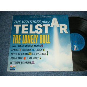 画像: THE VENTURES - PLAY TELSTAR (Ex+/Ex++) / 1964 Version US AMERICA RE-PRESS "BLUE With BLACK Print Label" "SMALL STEREO Logo on Label"  Used LP
