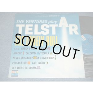 画像: THE VENTURES - PLAY TELSTAR (Ex++/Ex+++) / 1964 Version US AMERICA RE-PRESS "BLUE With BLACK Print Label" "MIDDLE STEREO Logo on Label"  Used LP