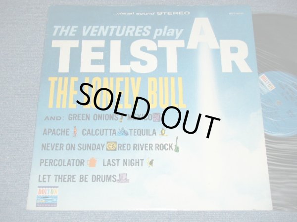 画像1: THE VENTURES - PLAY TELSTAR (Ex++/Ex+++) / 1964 Version US AMERICA RE-PRESS "BLUE With BLACK Print Label" "MIDDLE STEREO Logo on Label"  Used LP