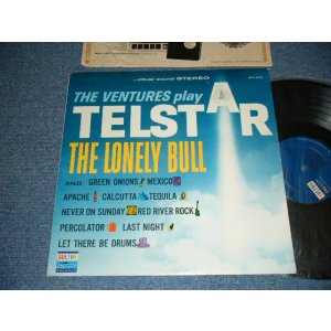 画像: THE VENTURES - PLAY TELSTAR (Ex++/Ex+ EDSP) / 1964 Version US AMERICA RE-PRESS "BLUE With BLACK Print Label" STEREO Used LP