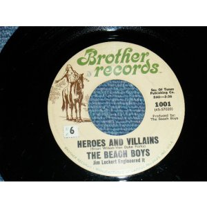 画像: THE BEACH BOUS - A) HEROES AND VILLAINS   B) YOU'RE WELCOME  "Second pressing with "Jim Lockert Engineered it" misprinted on the label." (Ex/Ex- STOL) / 1967 US AMERICA ORIGINAL2nd Press Used 7" Single
