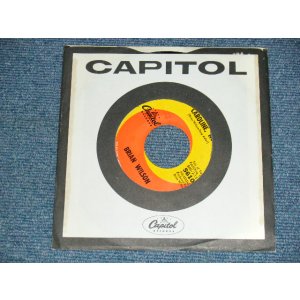 画像: BRIAN WILSON of THE BEACH BOYS - A) CAROLINE, NO   B)SUMMER MEANS NEW LOVE (Ex+/Ex+) / 1966 US AMERICA ORIGINAL Used 7" Single