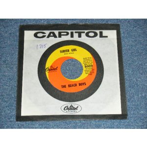 画像: THE BEACH BOYS - A) SURFER GIRL  B)LITTLE DEUCE COUPE  (Ex+++/MINT-) / 1963 US AMERICA ORIGINAL Used 7" SINGLE