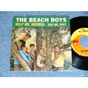 画像: THE BEACH BOYS - HELP ME,RHONDA   (MATRIX # A) 45-53453-F-1  B) 45-53149-G-2) (Ex+/Ex+ Looks:VG+++) / 1965 US AMERICA ORIGINAL 7" SINGLE With PICTURE SLEEVE 