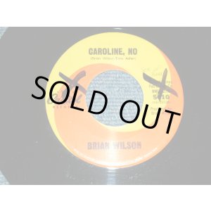 画像: BRIAN WILSON of THE BEACH BOYS - A) CAROLINE, NO   B)SUMMER MEANS NEW LOVE (Ex++/Ex++ WOL) / 1966 US AMERICA ORIGINAL Used 7" Single