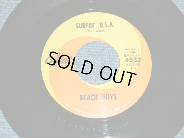 画像3: THE BEACH BOYS - A) SURFIN' U.S.A. (BRIAN WILSON Credit Label)   B)SHUT DOWN (MINT-/MINT-) / 1963 US AMERICA ORIGINAL Used 7" SINGLE