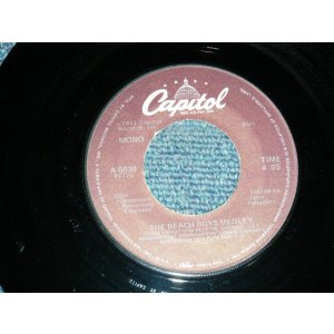 画像: THE BEACH BOYS - A) THE BEACH BOYS MEDLEY  B)GOD ONLY KNOWS (MINT-/MINT-) / 1981 US AMERICA ORIGINAL Used 7" SINGLE