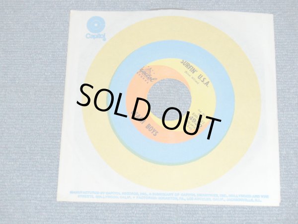 画像1: THE BEACH BOYS - A) SURFIN' U.S.A. (BRIAN WILSON Credit Label)   B)SHUT DOWN (MINT-/MINT-) / 1963 US AMERICA ORIGINAL Used 7" SINGLE