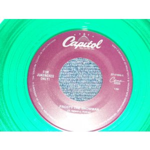 画像: The BEACH BOYS - A)Frosty The Snowman   B)Little Saint Nick (NEW) / 1994 US AMERICA "FOR JUKEBOXES ONLY" "LIMITED" "GREEN WAX/VINYL" "BRAND NEW" 7" 45 Single