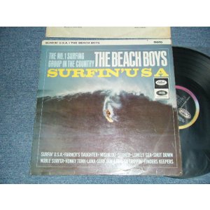画像: The BEACH BOYS - SURFIN USA (Matrix #A)T1-1890-1 1 P B)T2-1890-1 1 T) (Ex++/Ex++ Looks:Ex)/ 1965 UK ENGLAND ORIGINAL "BLACK with RAINBOW RING Label" "MONO" Used LP