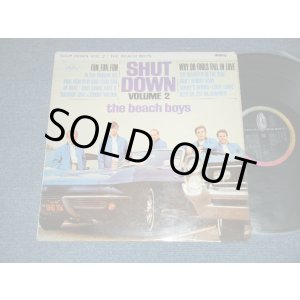 画像: The BEACH BOYS - SHUT DOWN VOLUME 2 (MATRIX # A)T1-2027-1N  1 GR A)T2-2027-1N  1 H) (Ex++, Ex/VG+++ Looks:VG++) / 1964 UK ENGLAND ORIGINAL "BLACK with RAINBOW Label" MONO Used LP