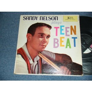 画像: SANDY NELSON - PLAYS TEEN BEAT (Ex+/Ex+++ WOFC,SWOL) / 1964 Version US AMERICA 2nd Press "BLACK with PINK & WHITE Label" MONO Used  LP 