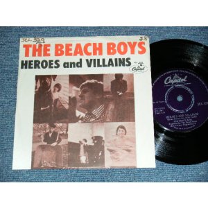 画像: THE BEACH BOYS - A) HEROES AND VILLAINS   B)YOU'RE WELCOME(Ex++/Ex+++) / 1967 SOUTH AFRICAD ORIGINAL Used 7" 45rpm  with PICTURE COVER