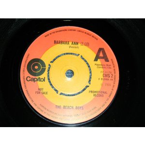 画像: THE BEACH BOYS - A)BARBARA ANN  B) DANCE, DANCE, DANCE ( -  /Ex++, Ex++) / 1972 UK ENGLAND REISSUE "PROMO OINLY" Used 7" 45rpm  