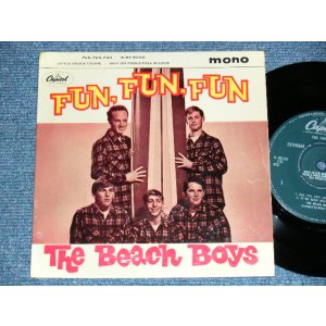 画像: THE BEACH BOYS - FUN, FUN, FUN (Ex++/Ex+) / 1964 UK ENGLAND ORIGINAL Used 7" 45rpm EP+PS 