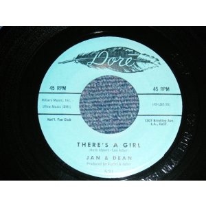 画像: JAN & DEAN - A) THERE'S A GIRL  B) MY HEART SINGS (Ex+++/Ex+++) / 1959 US AMERICA ORIGINAL Used 7"SINGLE