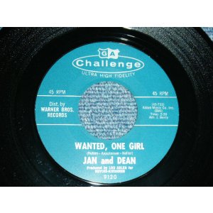 画像: JAN & ARNIE - A) WANTED, ONE GIRL  B) SOMETHING A LITTLE BIT DIFFERENT (Ex+++/Ex+++) / 1961 US AMERICA ORIGINAL Used 7"SINGLE