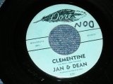 画像: JAN & DEAN - A) CLEMENTINE  B) YOU'RE ON MY MIND (Ex+/Ex+) / 1959 US AMERICA ORIGINAL Used 7"SINGLE