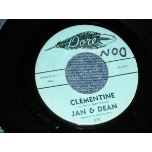 画像: JAN & DEAN - A) CLEMENTINE  B) YOU'RE ON MY MIND (Ex+/Ex+) / 1959 US AMERICA ORIGINAL Used 7"SINGLE