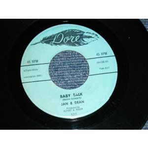 画像: JAN & DEAN - A) BABY TALK  B) Jeanette, Get Your Hair Done (Ex/Ex) / 1959 US AMERICA ORIGINAL Used 7"SINGLE