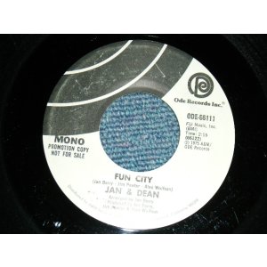 画像: JAN & DEAN - FUN CITY  A)MONO  B)STEREO (Ex++/Ex++) / 1975 US AMERICA ORIGINAL "WHITE LABEL PROMO" Used 7"SINGLE