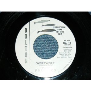 画像: THE FRANTICS - A) WEREWOLF  B) NO WEREWOLF (Ex/Ex++) / 1960 US AMERICA ORIGINAL "WHITE LABEL PROMO" Used 7" 45 rpm Single 