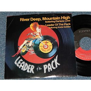 画像: A)DARLENE LOVE  B)Annie Golden - A)River Deep, Mountain High   B)Leader Of The Pack (Ex++/MINT- EDSP) / 1985 US AMERICA ORIGINAL Used 7" Single With PICTURE SLEEVE