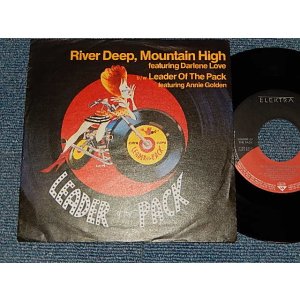 画像: A)DARLENE LOVE  B)Annie Golden - A)River Deep, Mountain High   B)Leader Of The Pack (with JUKEBOX Strip) (MINT-/MINT-) / 1985 US AMERICA ORIGINAL Used 7" Single With PICTURE SLEEVE