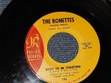 画像: THE RONETTES - A) BORN TO BE TOGETHER    B)   BLUES FOR BABY(Ex/Ex-) / 1965 US AMERICA ORIGINAL Used 7" 45 rpm SINGLE 