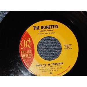 画像: THE RONETTES - A) BORN TO BE TOGETHER    B)   BLUES FOR BABY(Ex/Ex-) / 1965 US AMERICA ORIGINAL Used 7" 45 rpm SINGLE 