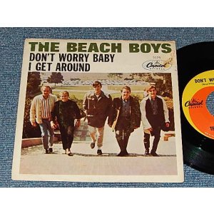 画像: THE BEACH BOYS - A) DON'T WORRY BABY   B) I GET AROUND (Ex/Ex++ EDSP, STOFC, SWOFC) /  1964 US AMERICA ORIGINAL "With PICTURE SLEEVE" Used 7"45rpm SINGLE 
