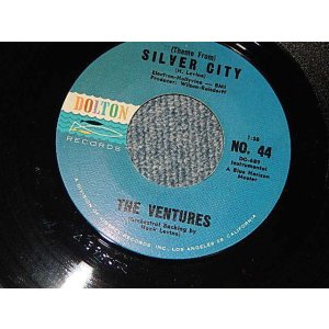 画像: THE VENTURES -A)SILVER CITY    B)BLUER THAN BLUE (Matrix #) "MR/MONARCH Press" (A:MINT-/B:MINT-) / 1963 Version US AMERICA ORIGINAL "BLUE with BLACK PRINT Label " Used 7" Single