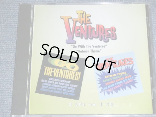 画像1: THE VENTURES - GO WITH + THE BATMAN THEME ( 2 in 1+ BONUS TRACK ) / 1996 US ORIGINAL Brand New Sealed CD 